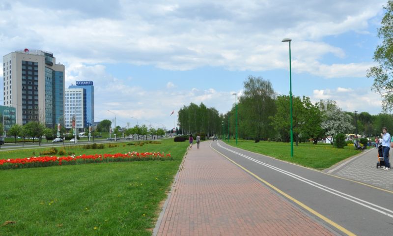 Велодорожка в Минске